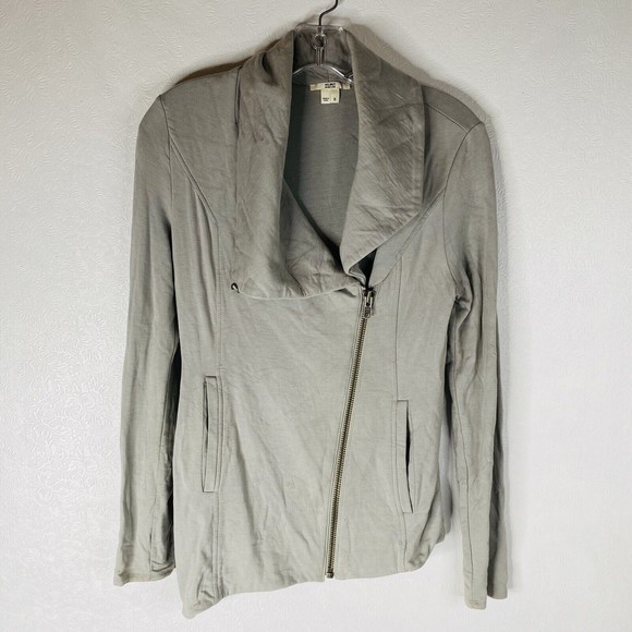 Helmut Lang Sz Small Villous Asymmetric Zip Sweatshirt - Picture 5 of 9